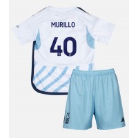 Nottingham Forest Murillo #40 Replika babykläder Bortaställ Barn 2023-24 Kortärmad (+ korta byxor)